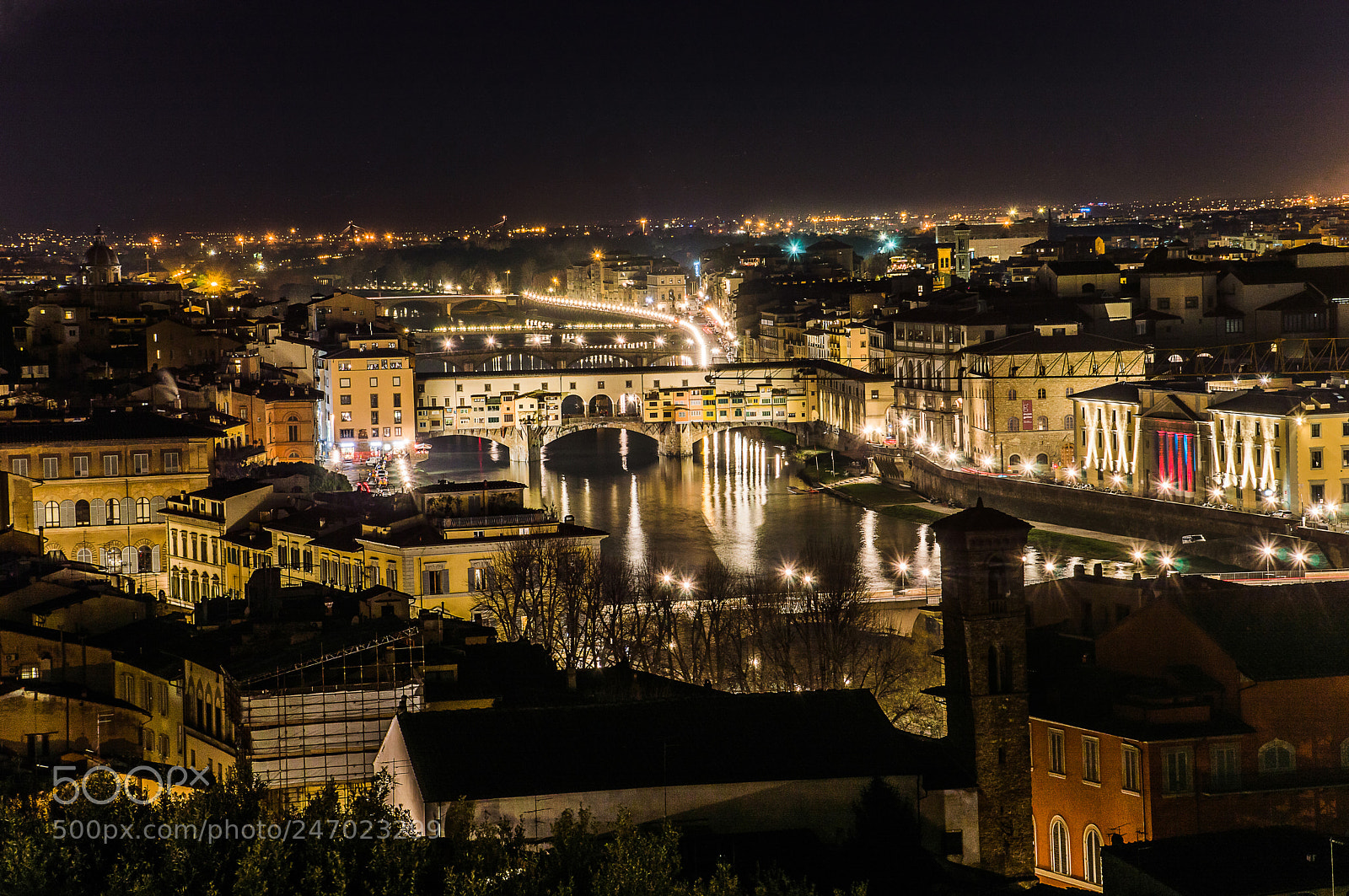 Nikon D3200 sample photo. Firenze at night photography