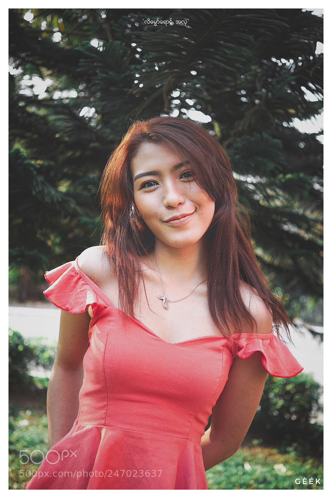 Sony a7S sample photo. #orange#moodygreen#portrait photography