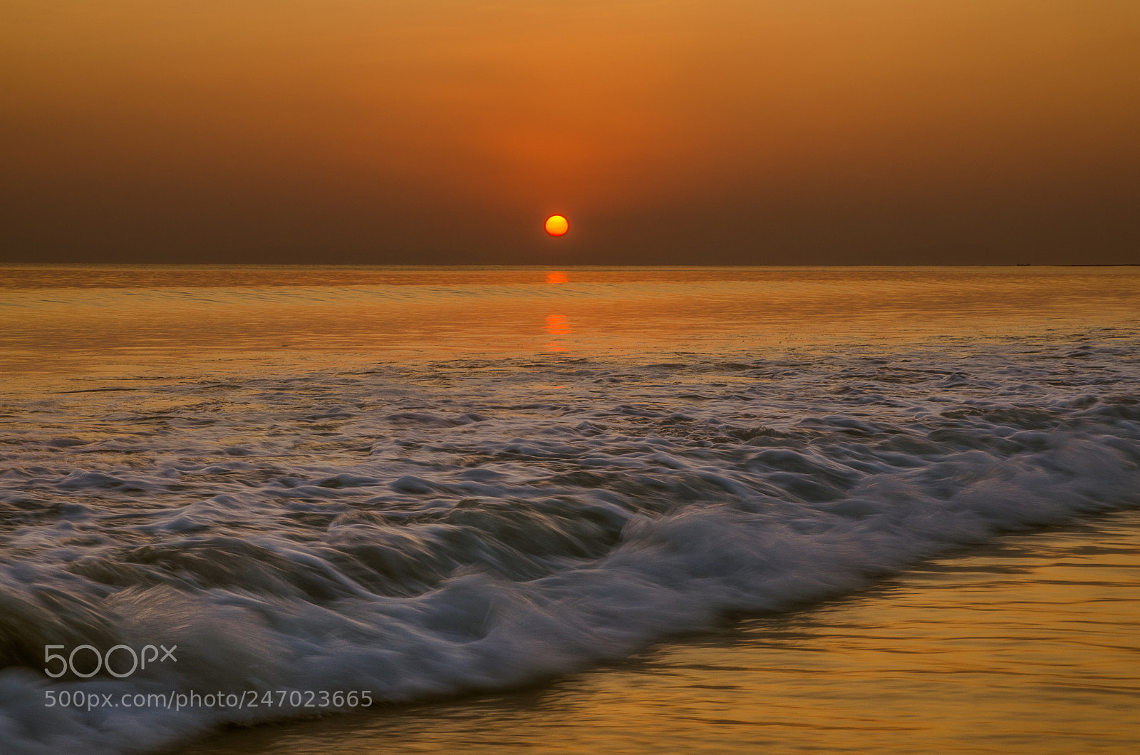 Nikon D5100 sample photo. Sunset at radhanagar beach photography
