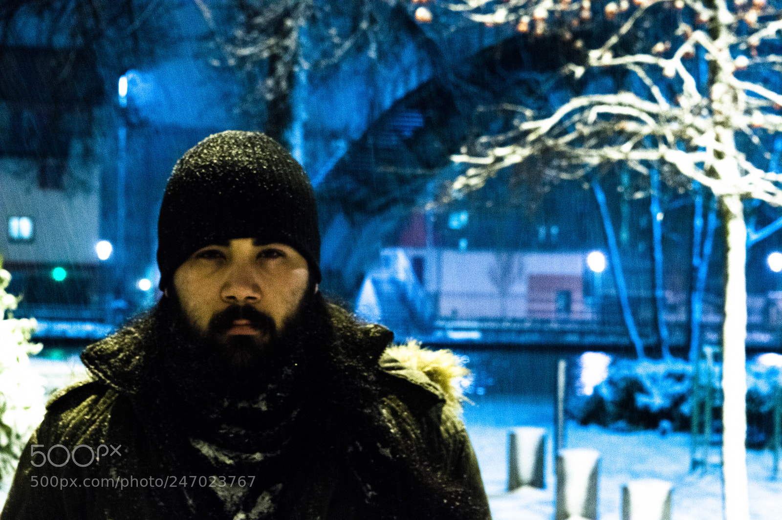 Nikon D3200 sample photo. Snow man photography