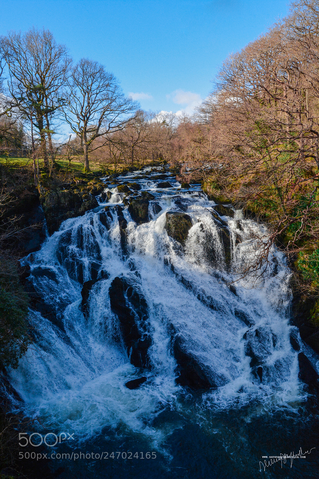 Nikon D7100 sample photo. Swallow falls, wales feb 2018 photography