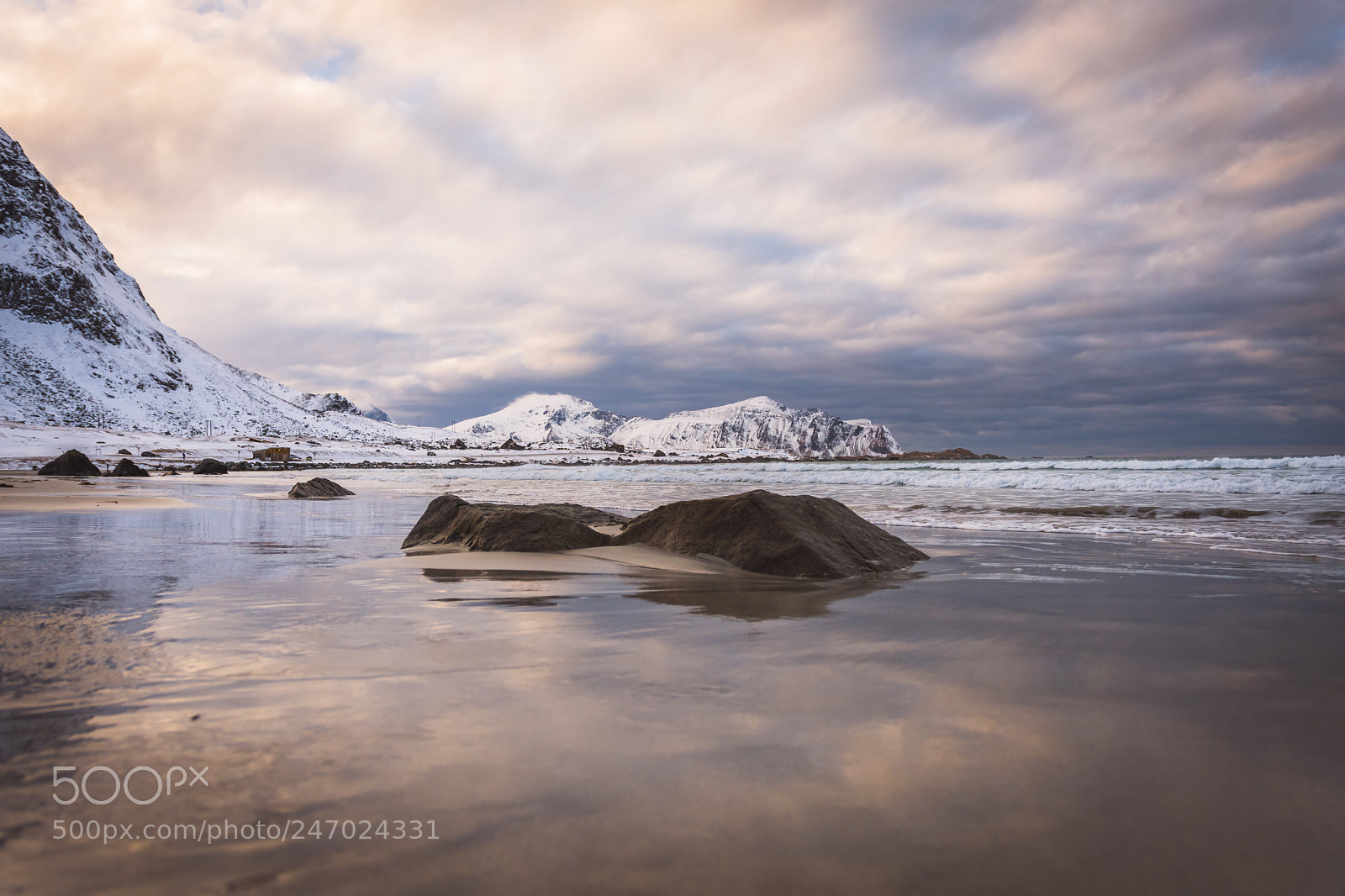 Nikon D7500 sample photo. Lofoten winter beach photography