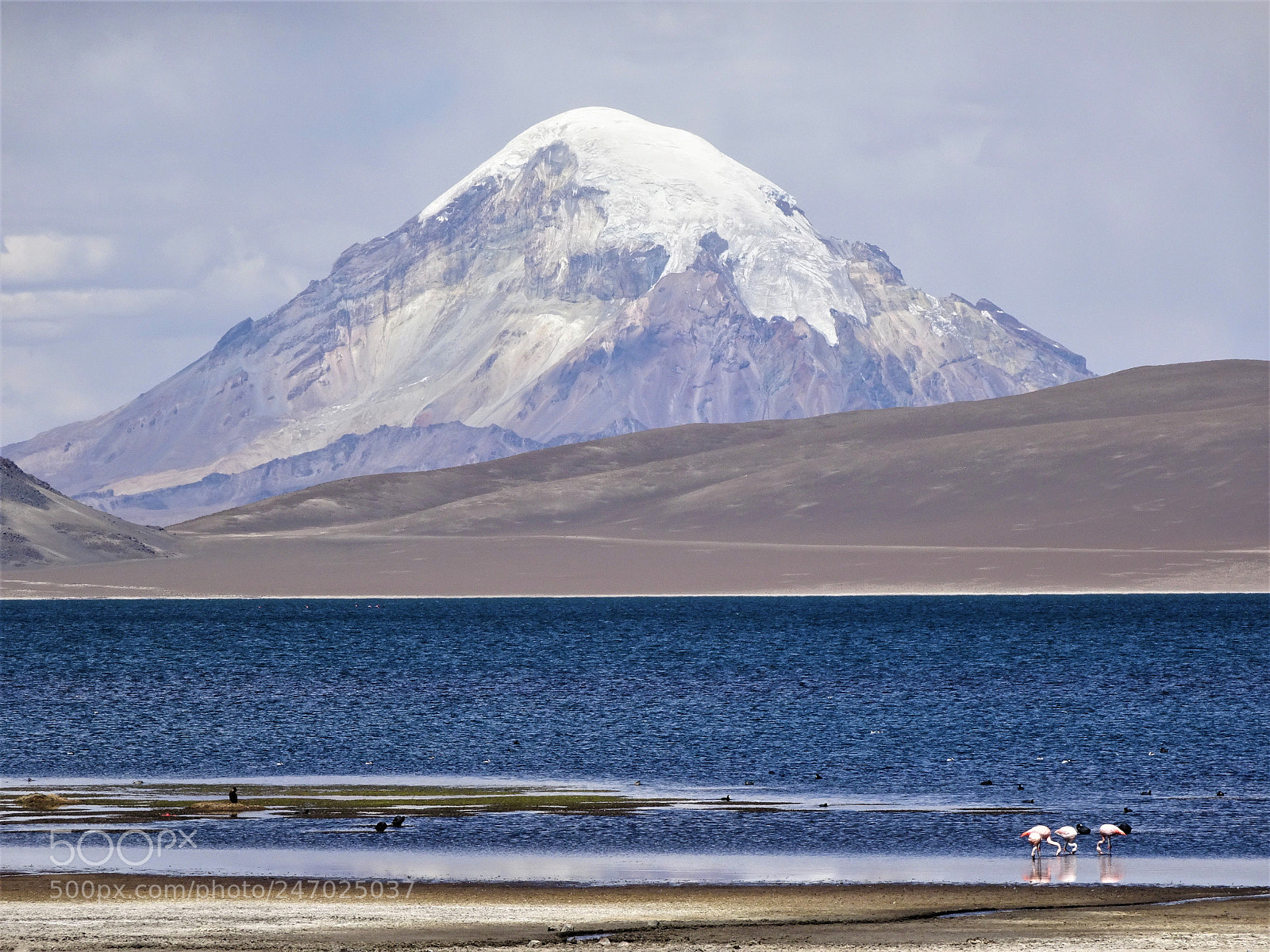 Sony Cyber-shot DSC-HX80 sample photo. Lac chungara and pomerape photography
