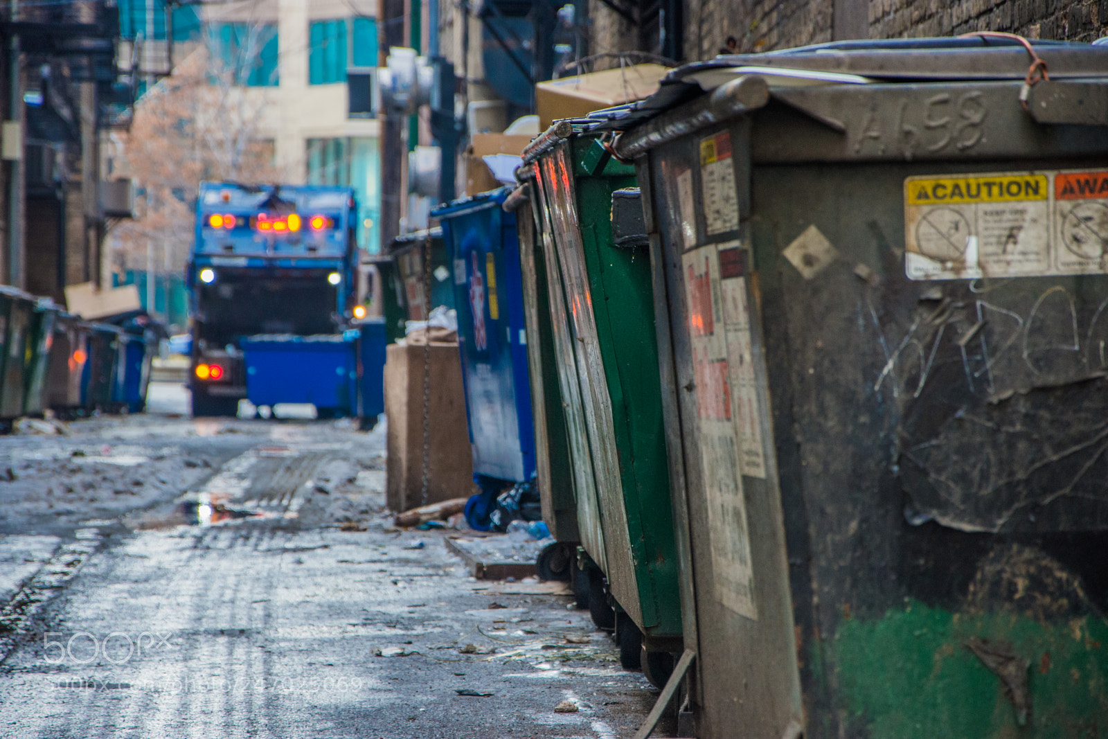 Nikon D7200 sample photo. Dumpster alley // chicago photography