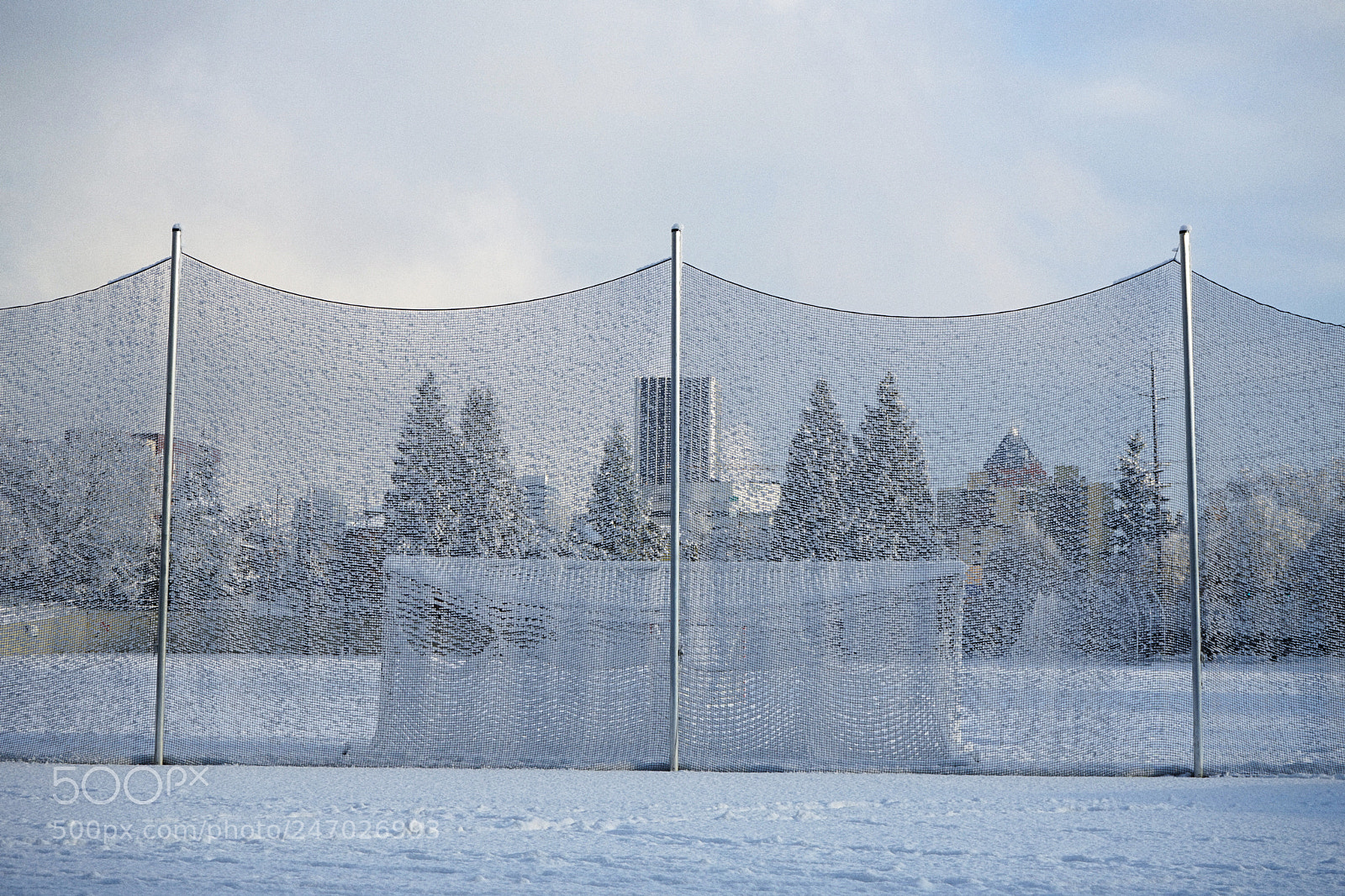 Sony a7 sample photo. Winter soccer photography