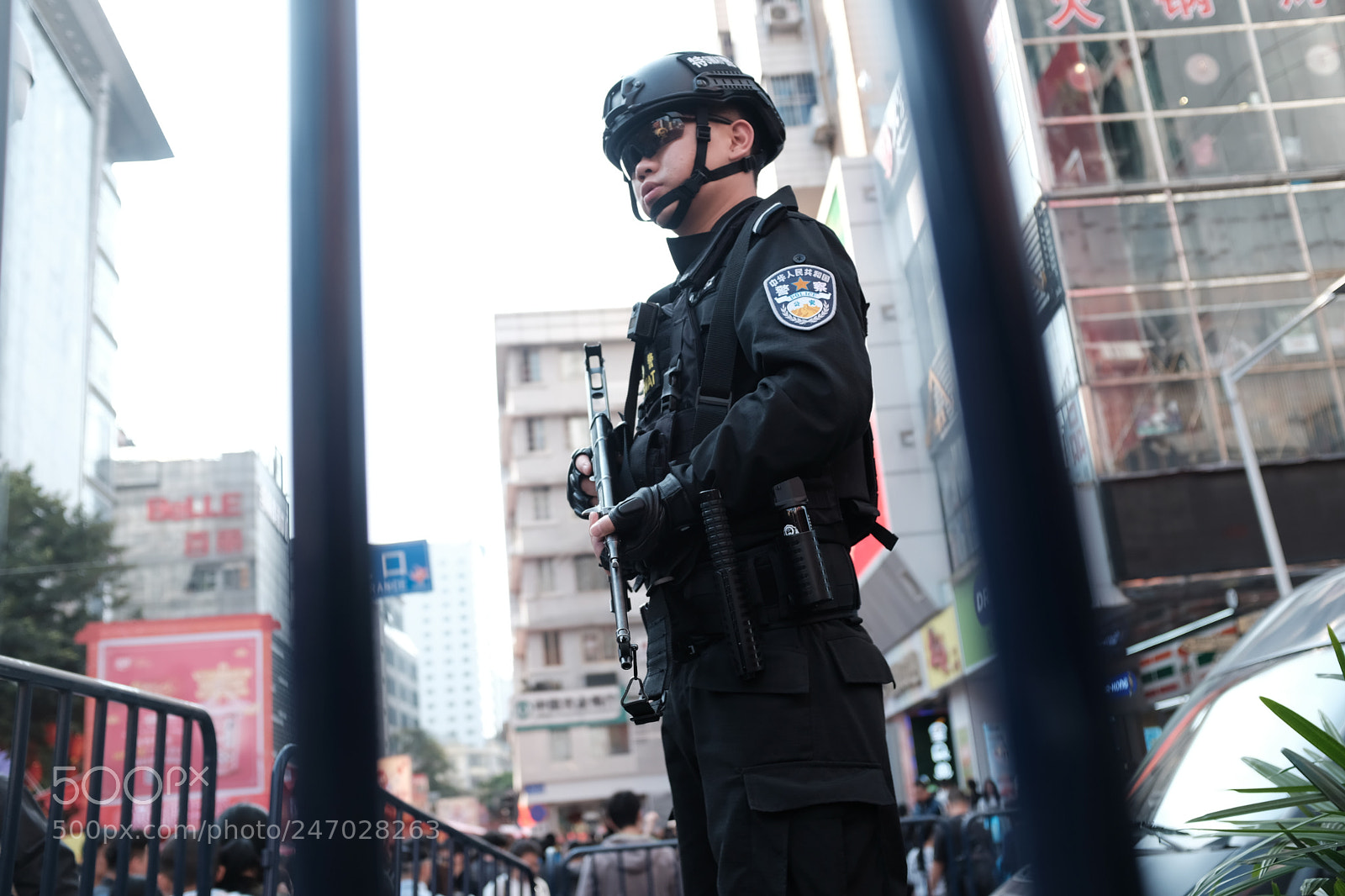 Fujifilm X100F sample photo. Police photography