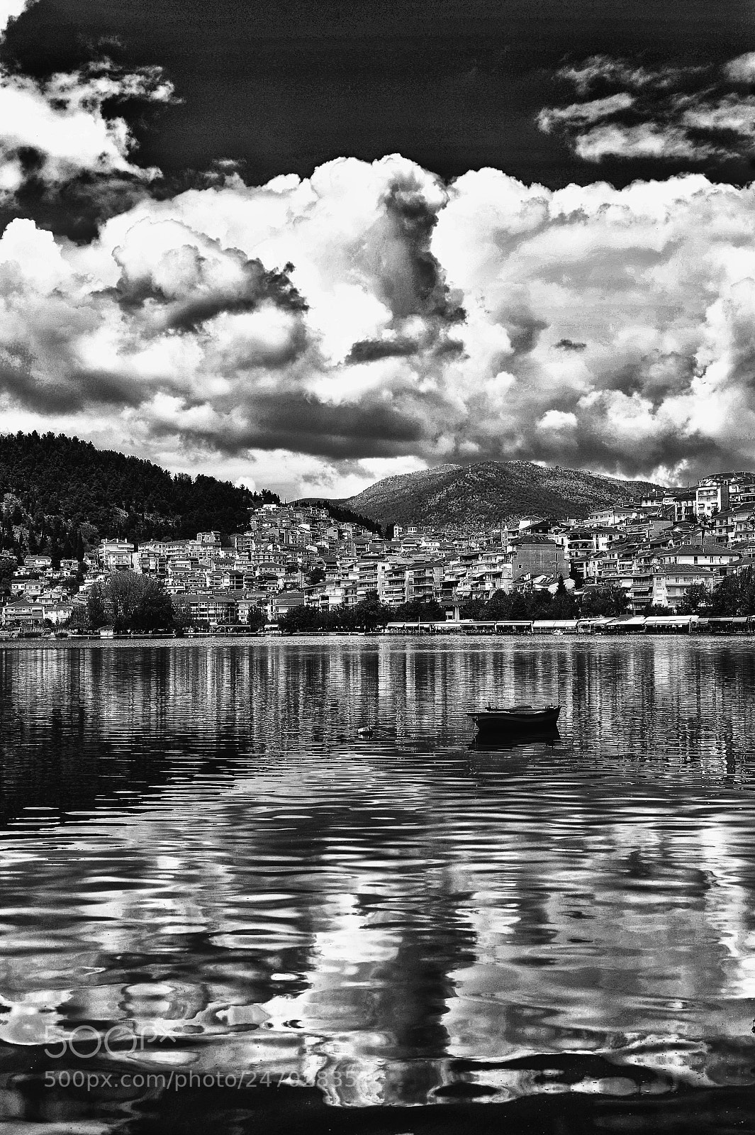 Nikon Df sample photo. Kastoria lake in b photography