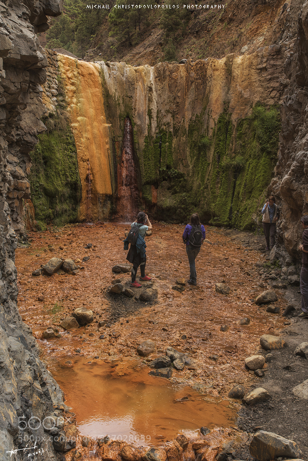 Nikon D810 sample photo. Cascadade colores (la palma) photography