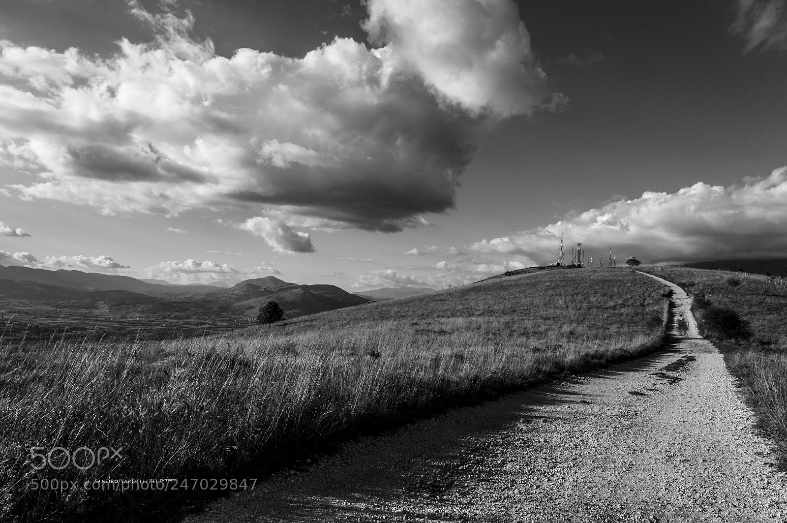 Nikon D90 sample photo. Black road photography
