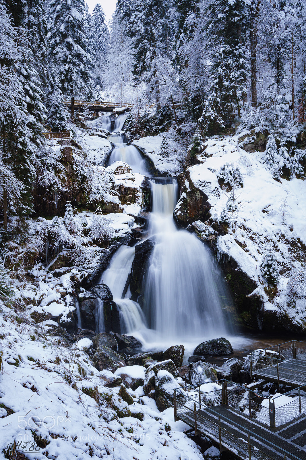 Sony a7 II sample photo. Waterfall - triberg photography