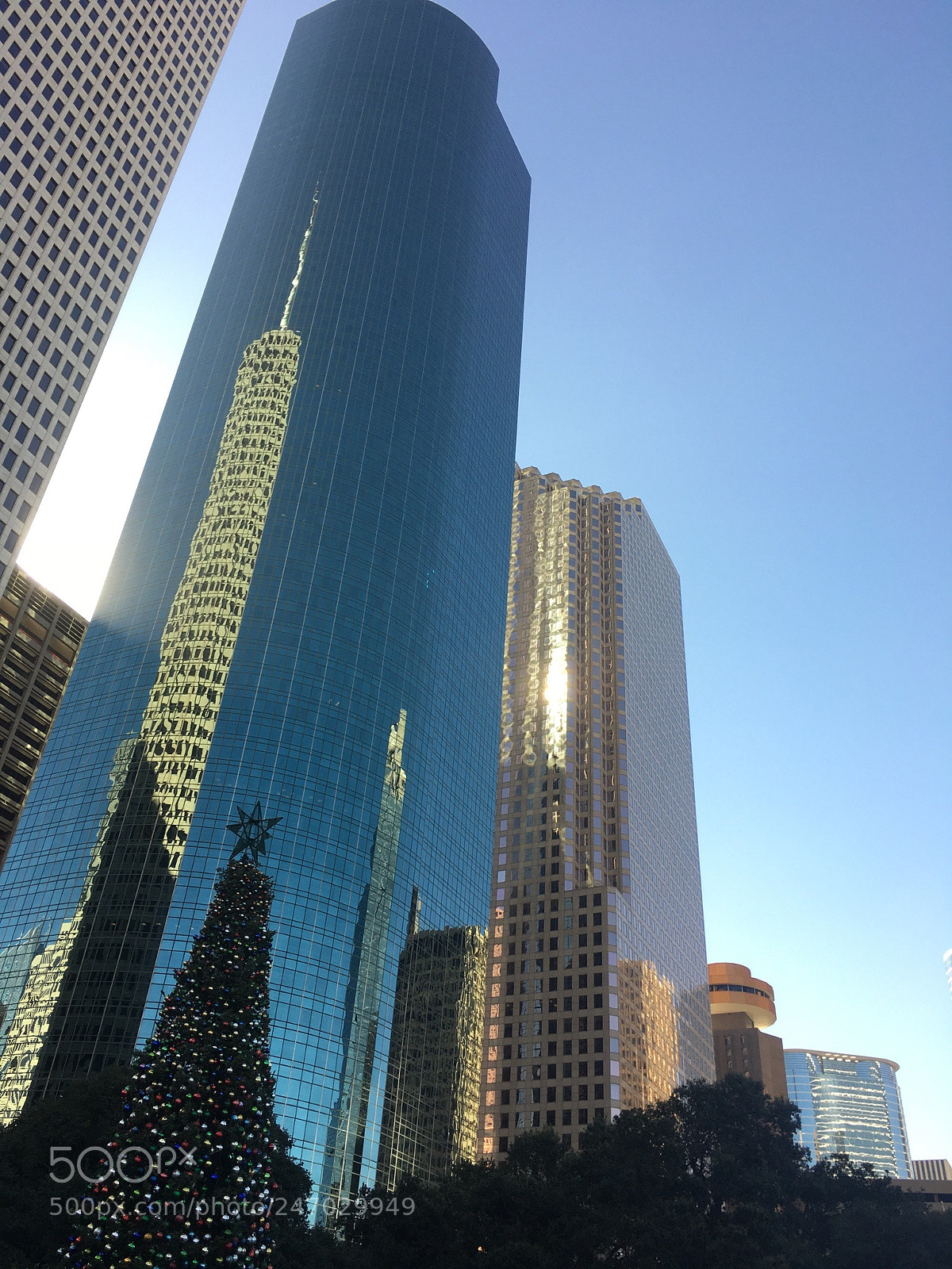 Apple iPhone 6s Plus sample photo. Houston skyline photography