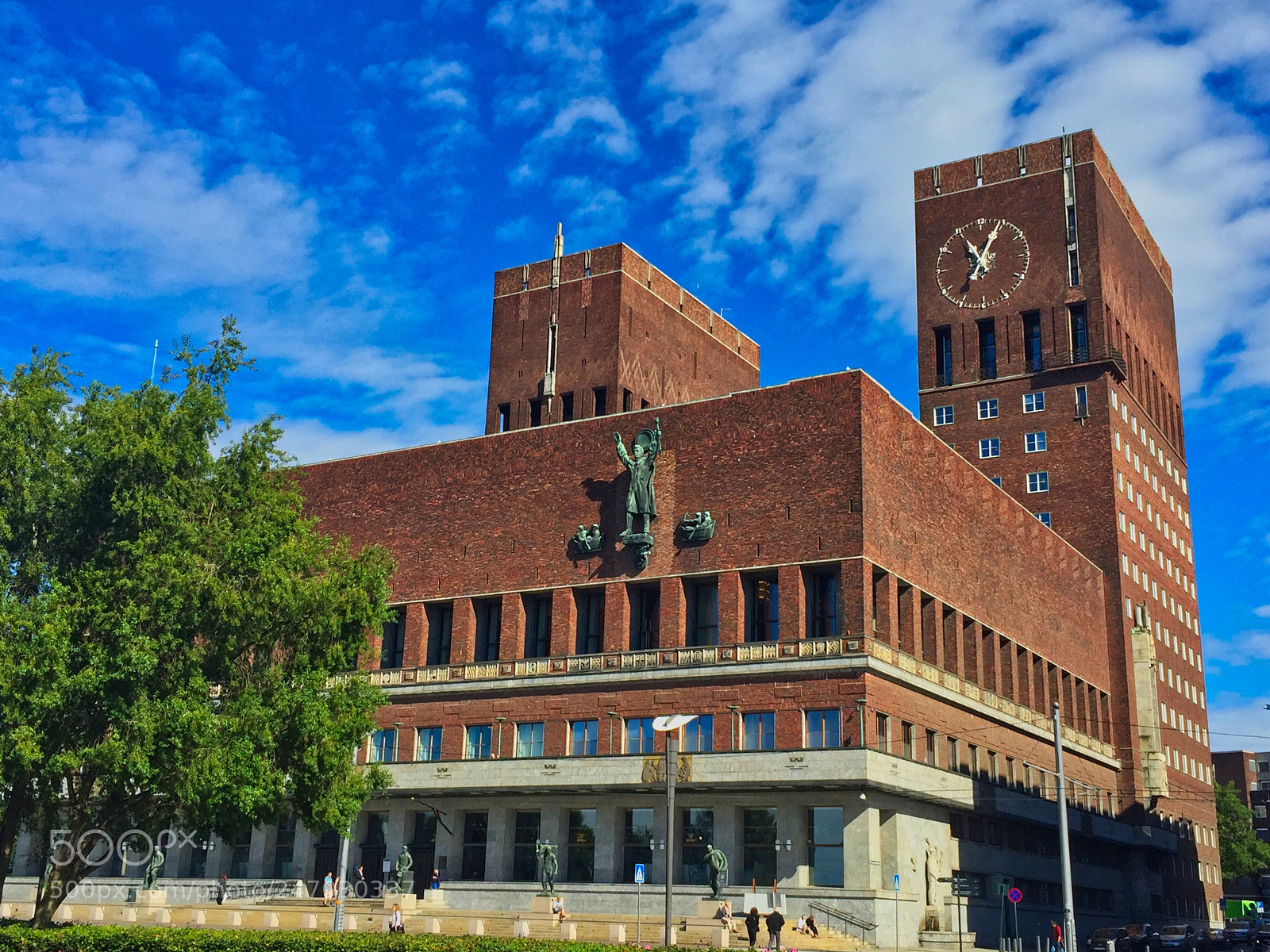 Apple iPhone 6 sample photo. Oslo townhall photography
