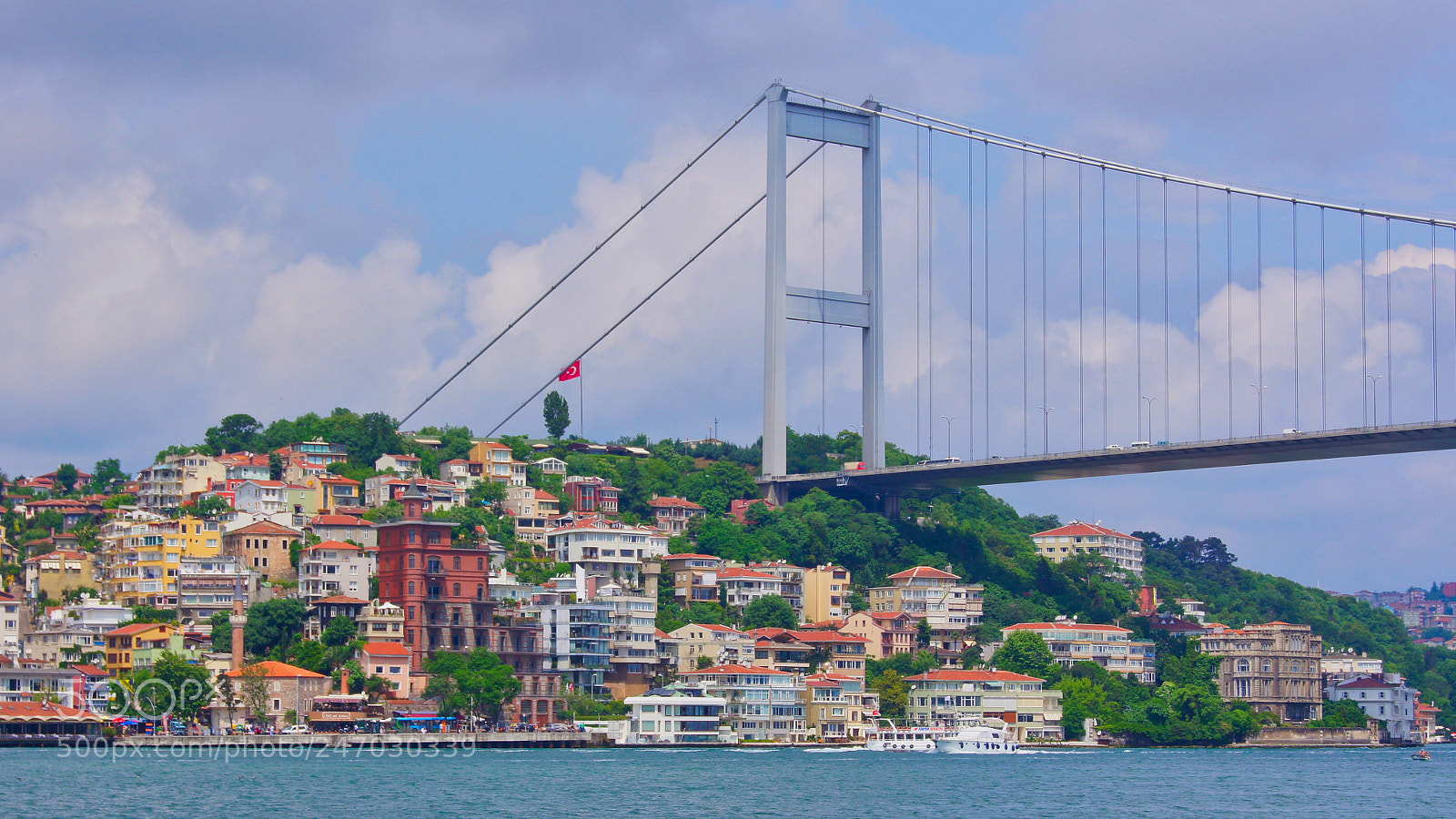 Sony SLT-A55 (SLT-A55V) sample photo. Istanbul bosporus bridge photography