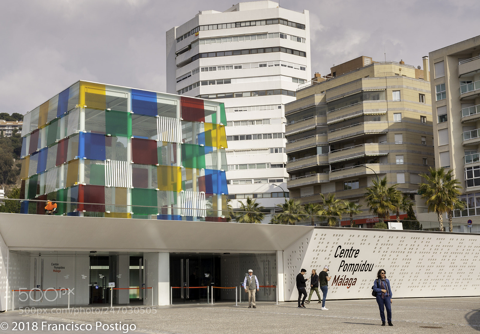 Nikon D5000 sample photo. Centre pompidou málaga photography