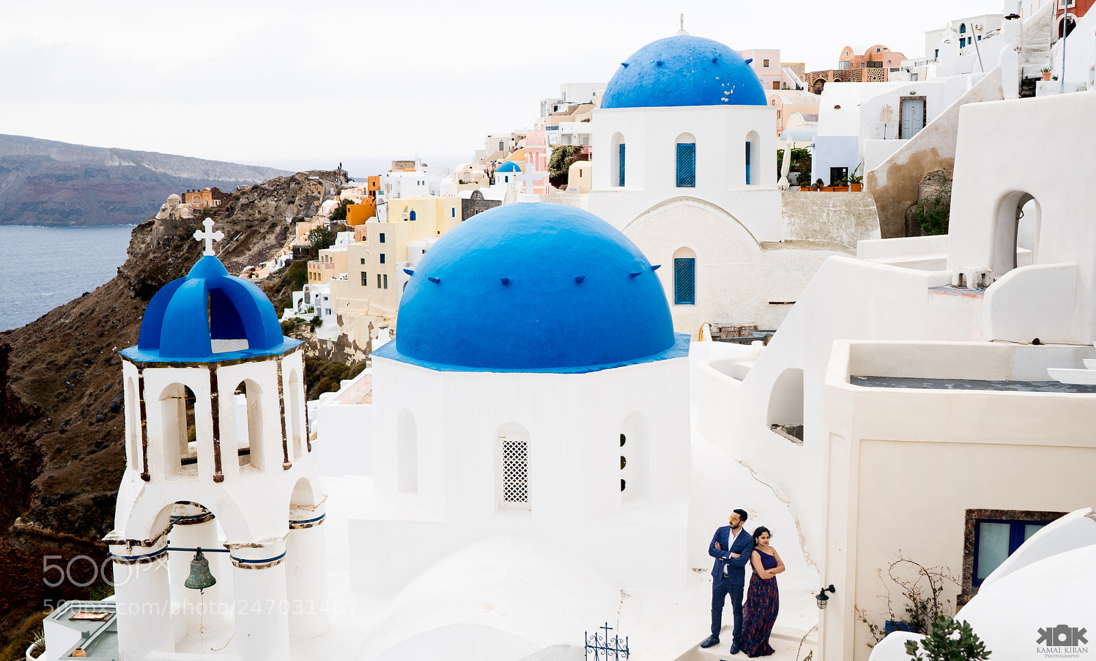 Sony a7R II sample photo. Love in santorini photography