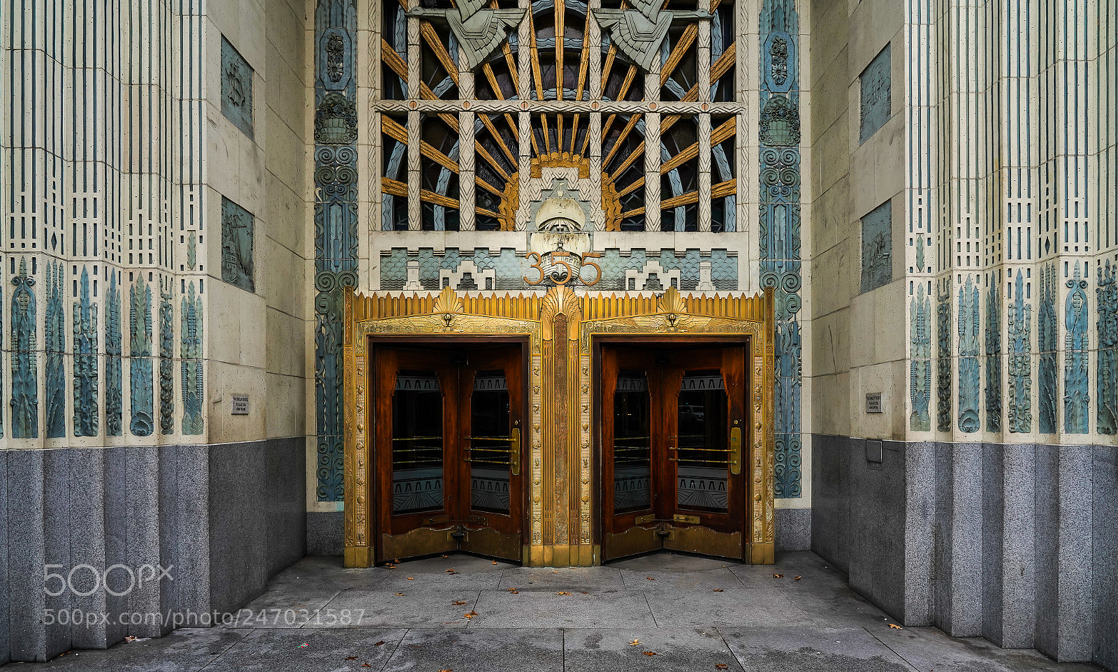 Sony a7R III sample photo. Art deco building entrance photography