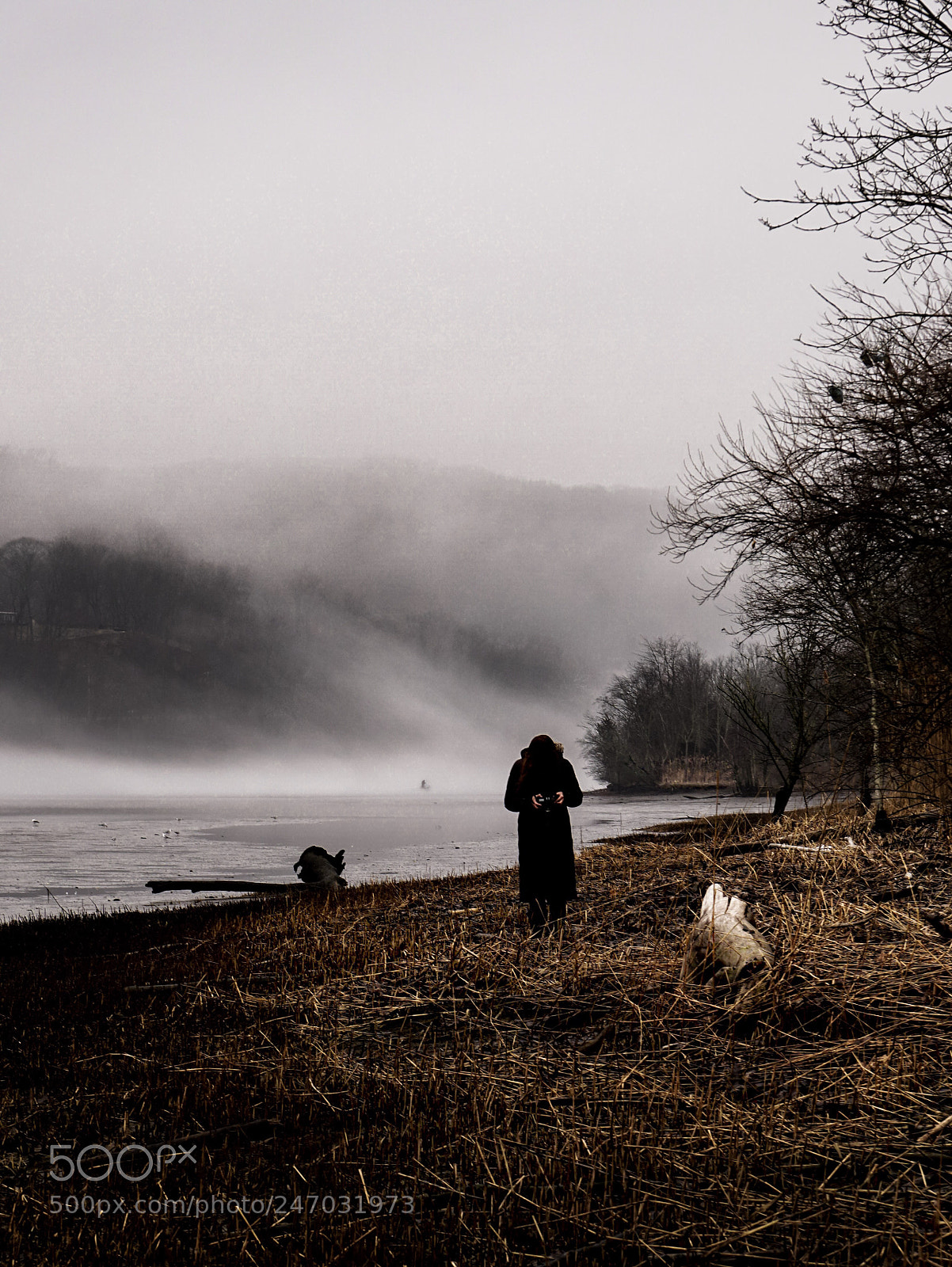 Sony a6300 sample photo. Moody river morning photography