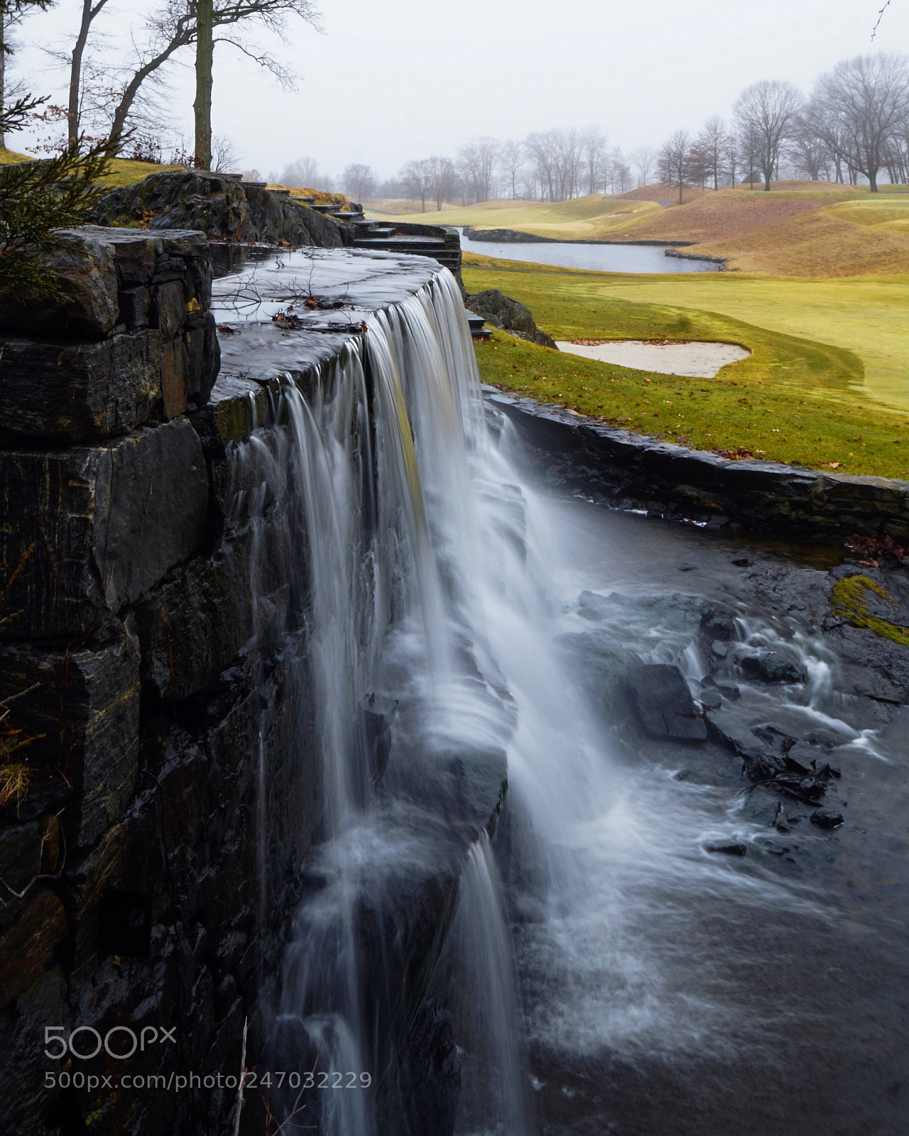 Sony a6300 sample photo. Golf courses and waterfalls photography