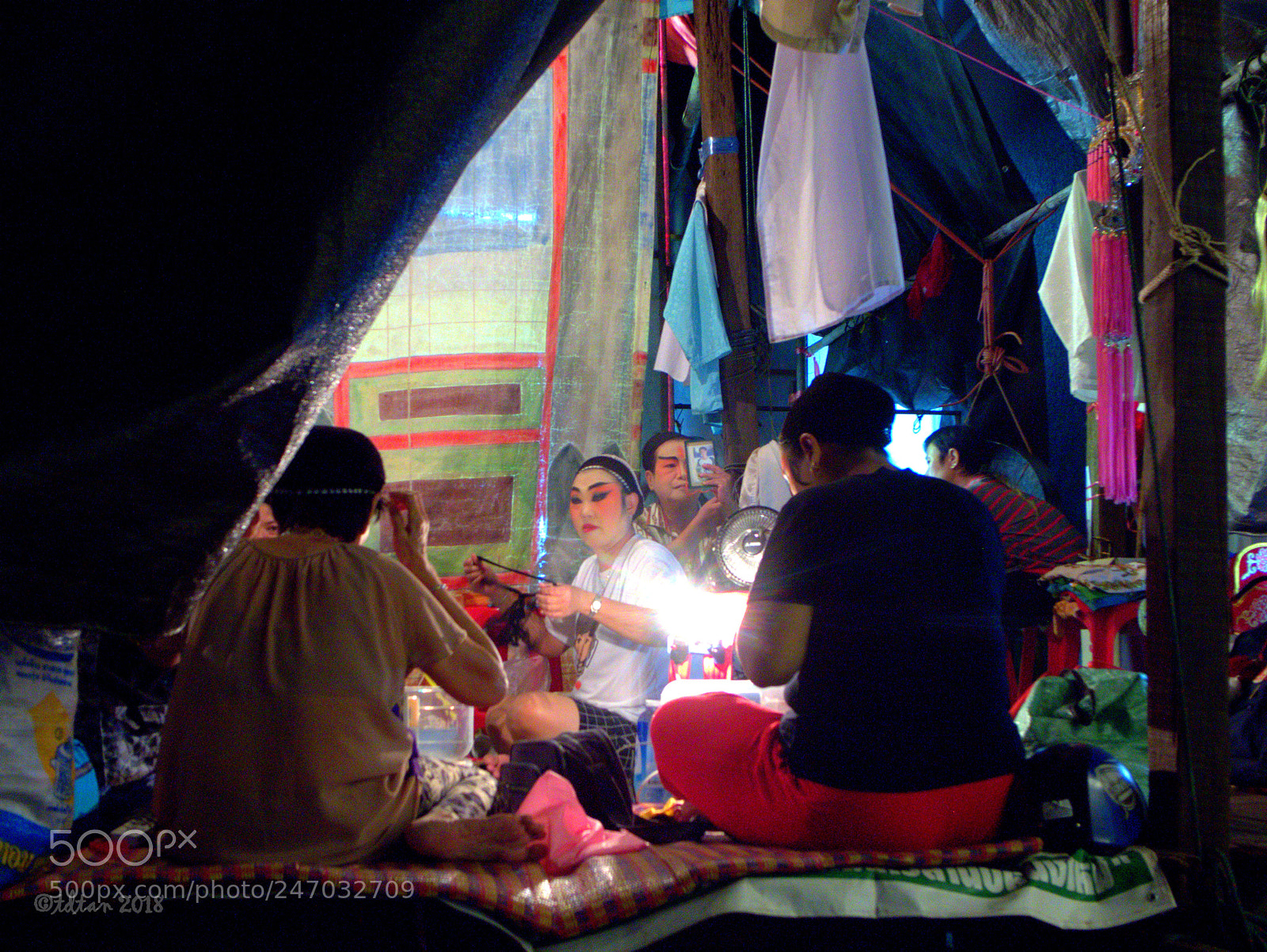 Panasonic Lumix DMC-LX7 sample photo. Chinese theater backstage photography