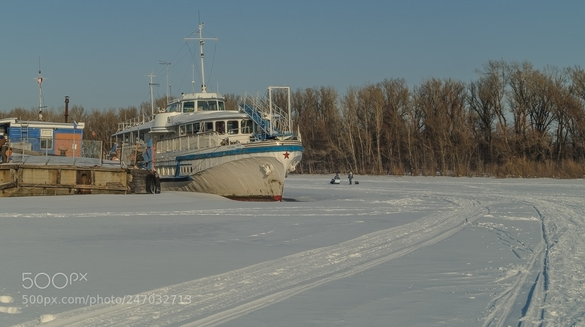Sony SLT-A58 sample photo. на зимней стоянке photography