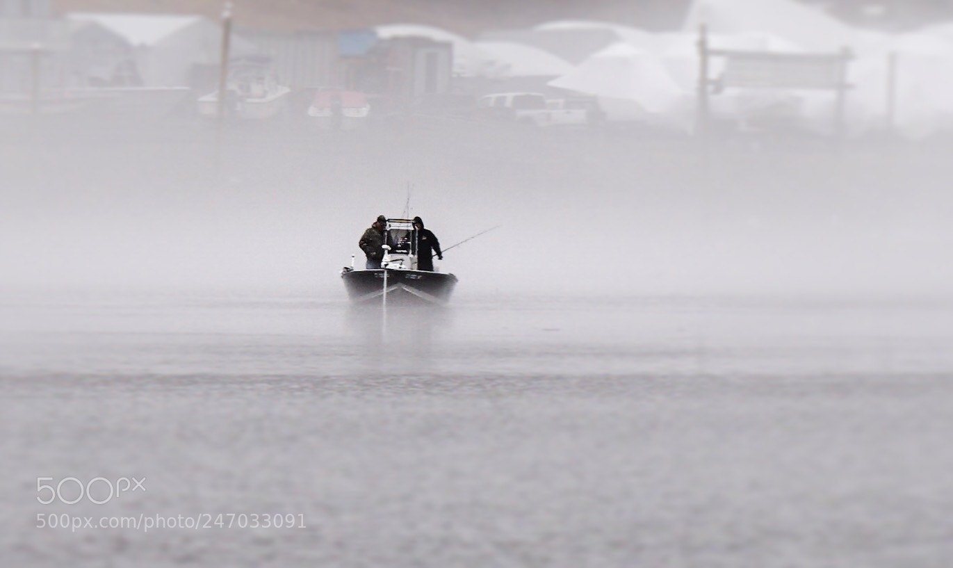 Sony a6300 sample photo. Foggy fishing morning on photography