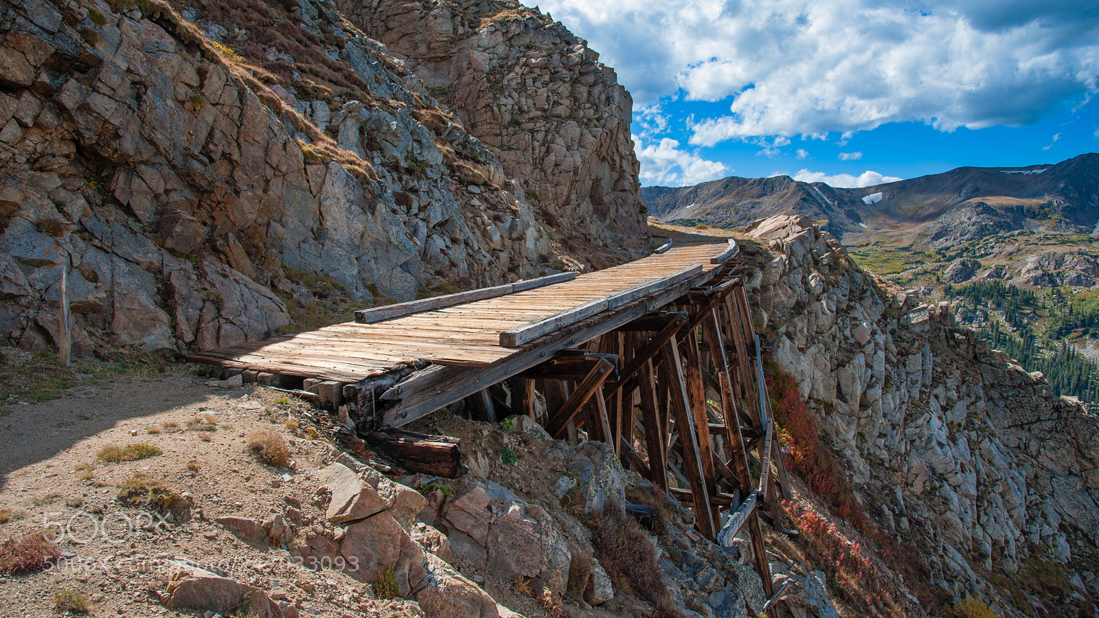 Nikon D700 sample photo. Rollins pass trestle photography