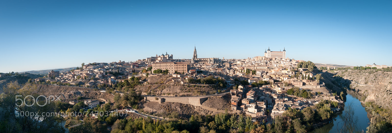 Nikon D300S sample photo. Toledo panoramic photography