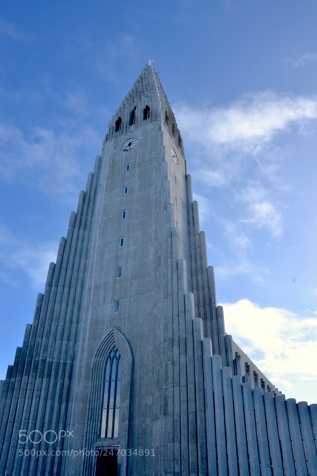Nikon D3100 sample photo. Hallgrímskirkja spire photography
