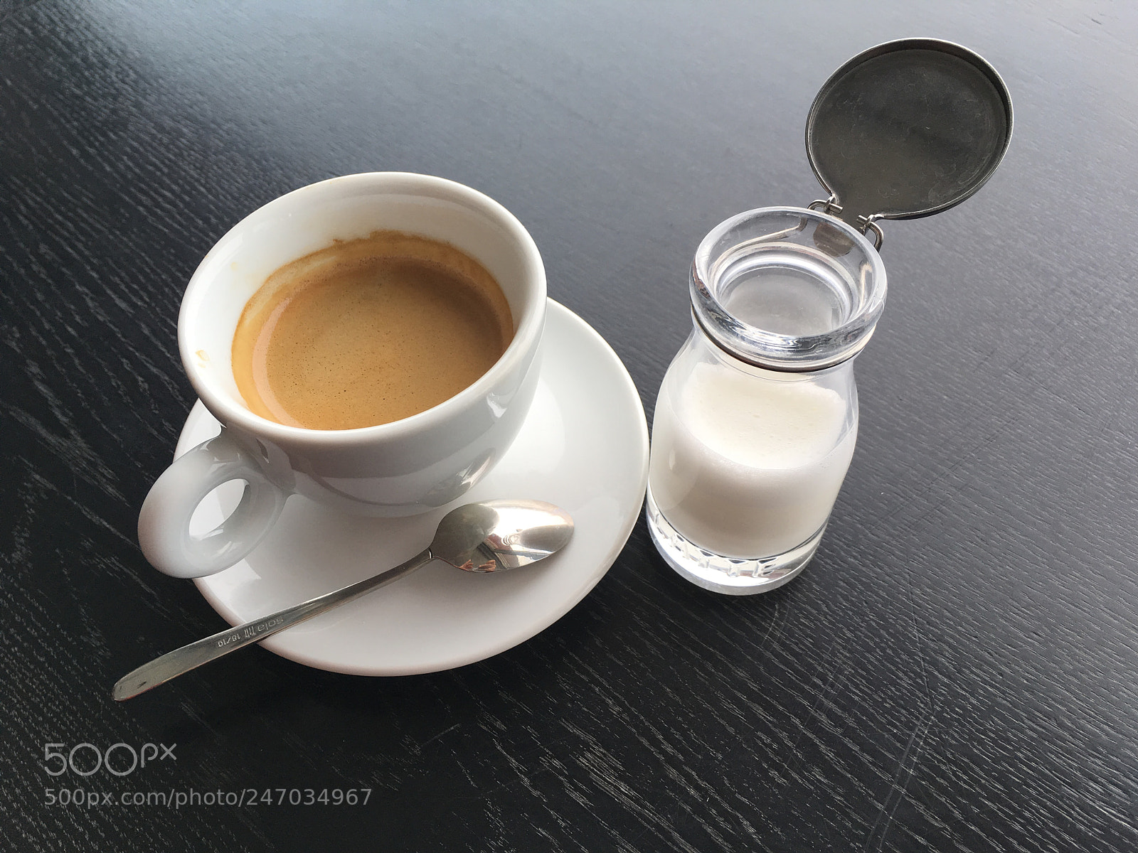 Apple iPhone SE sample photo. Coffee and milk photography