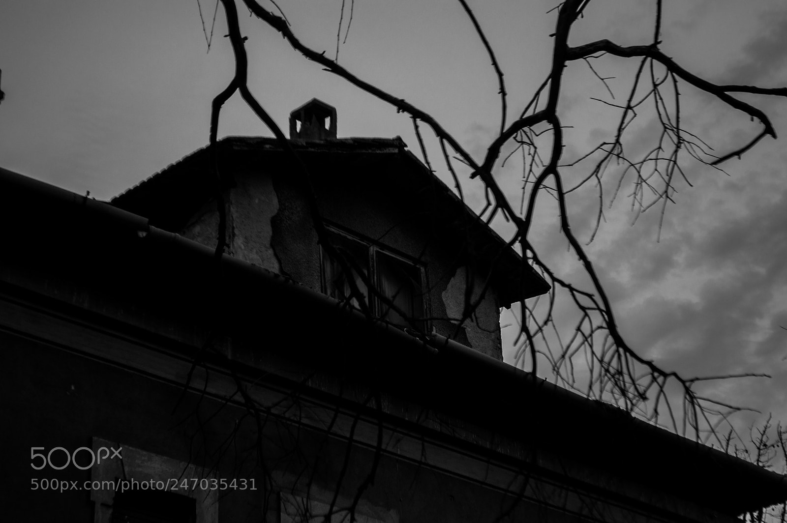 Nikon D3200 sample photo. The haunted house photography