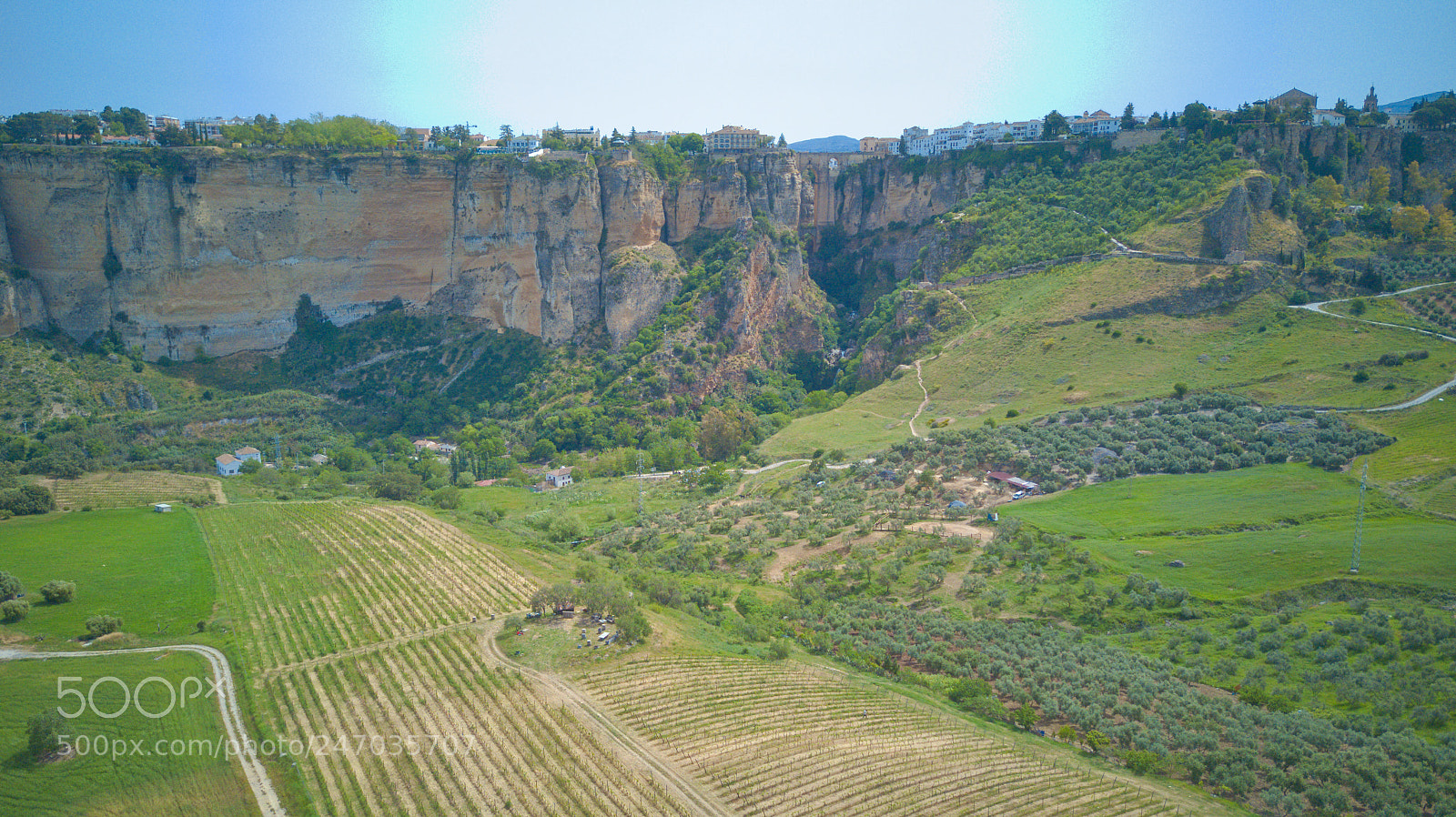 DJI FC220 sample photo. Ronda landscape photography