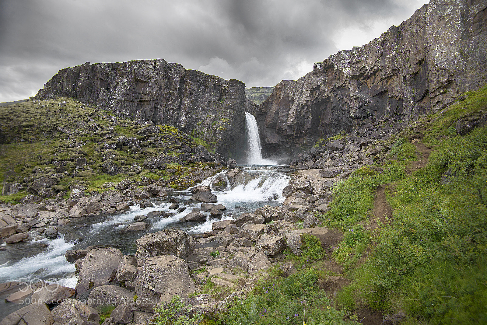 Nikon D610 sample photo. Folaldafoss photography
