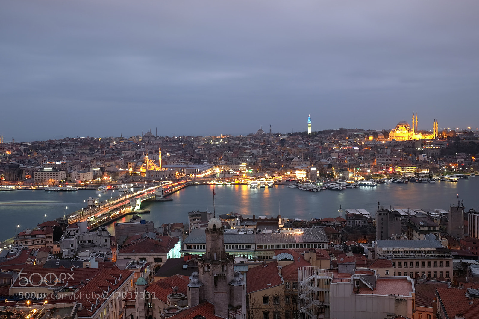 Fujifilm X-T1 sample photo. View from galata tower photography