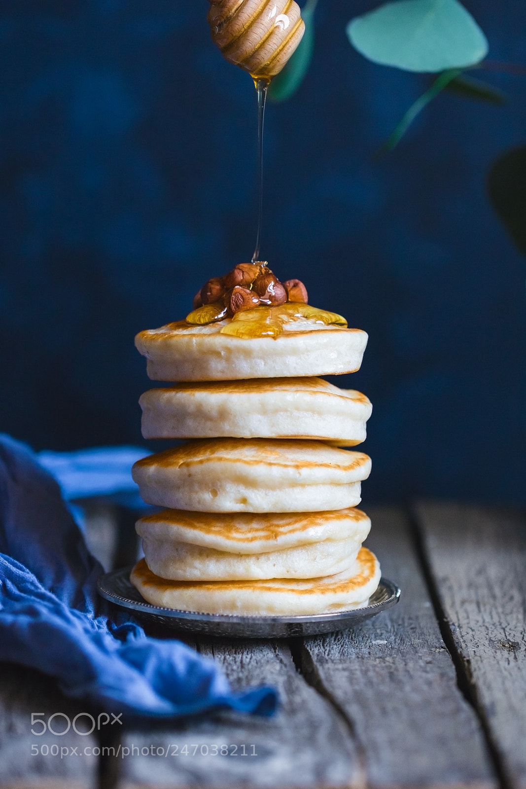 Canon EOS 750D (EOS Rebel T6i / EOS Kiss X8i) sample photo. Stack of pancakes with photography