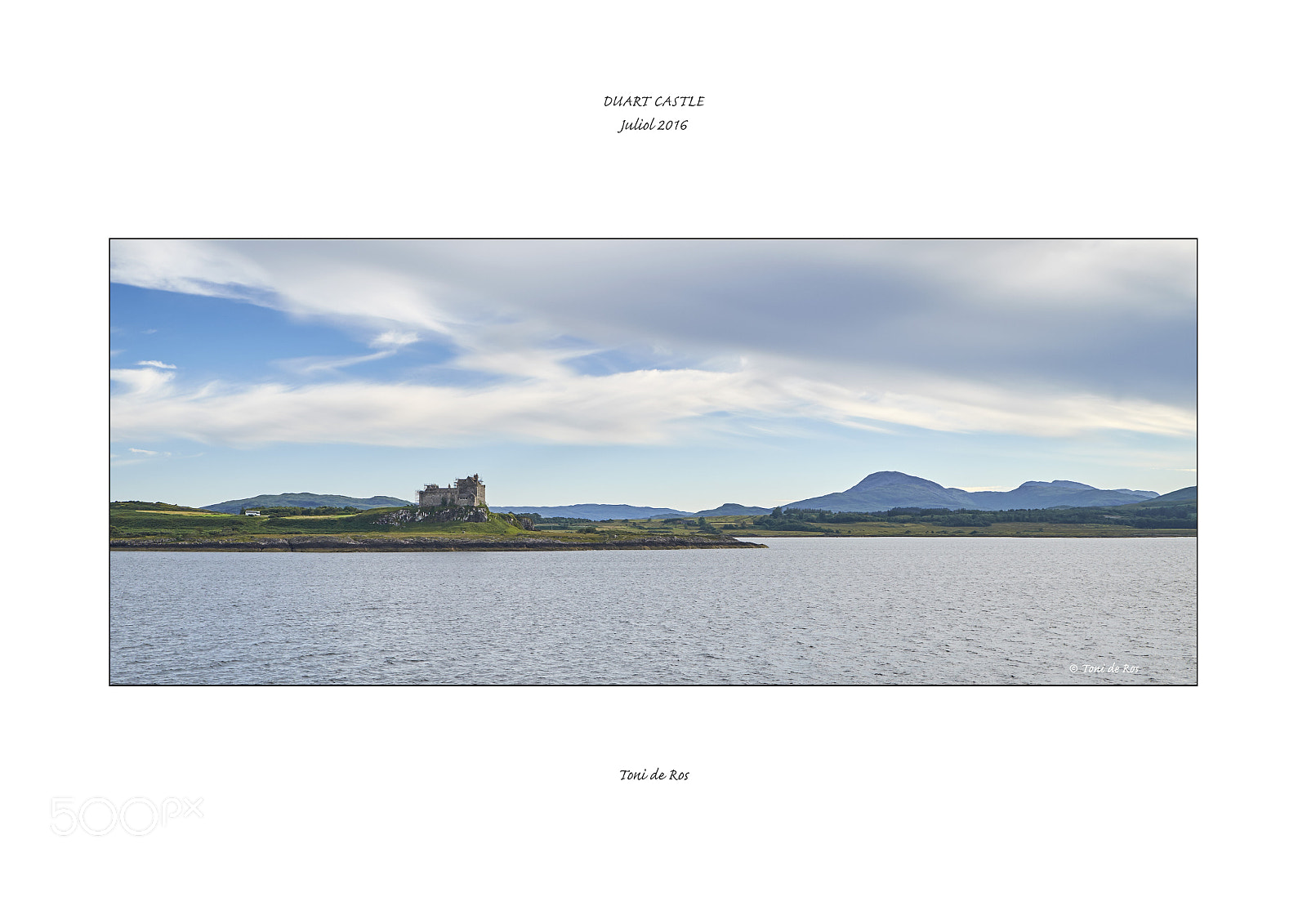 Fujifilm X-T1 sample photo. Duart castle photography