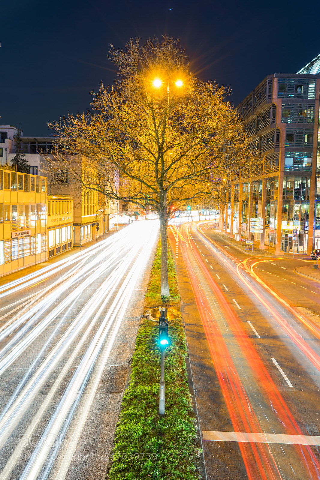 Sony a7 II sample photo. Light trails in cologne photography