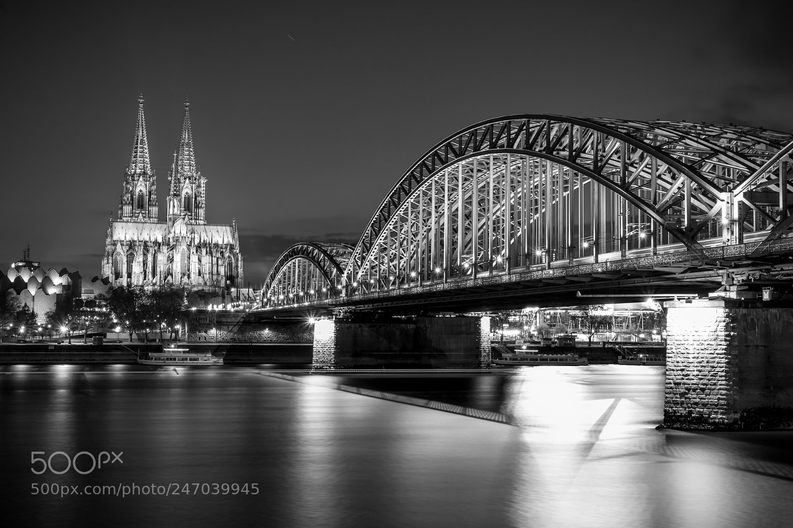 Sony a7 II sample photo. Cologne in black & white photography