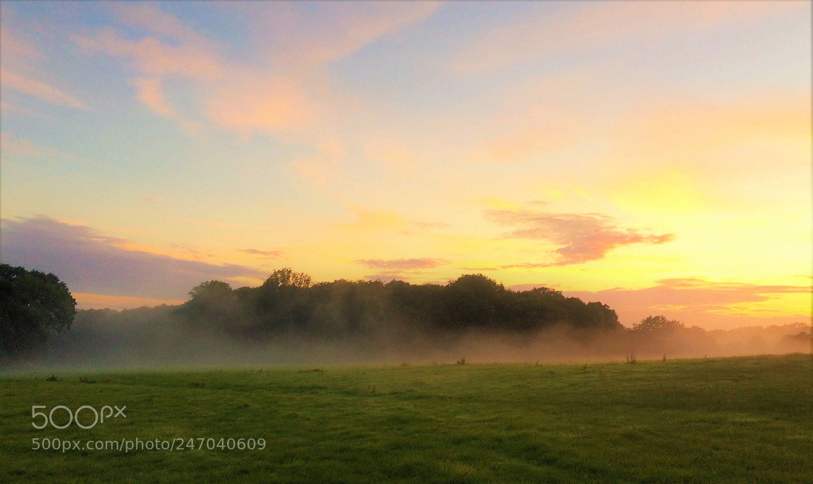 Apple iPhone 5s sample photo. Holywell evening mist photography