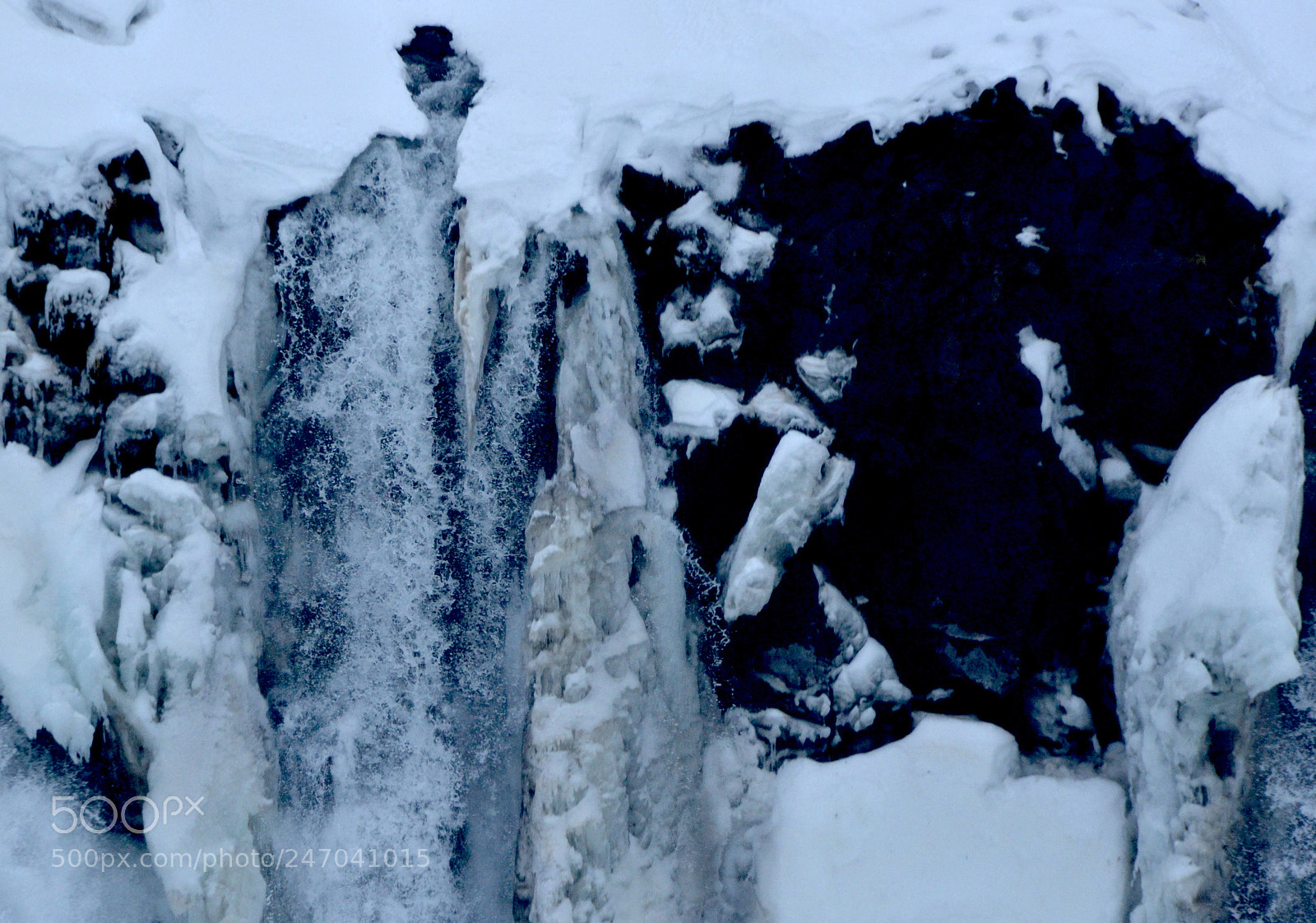 Nikon D3100 sample photo. Snow and ice photography