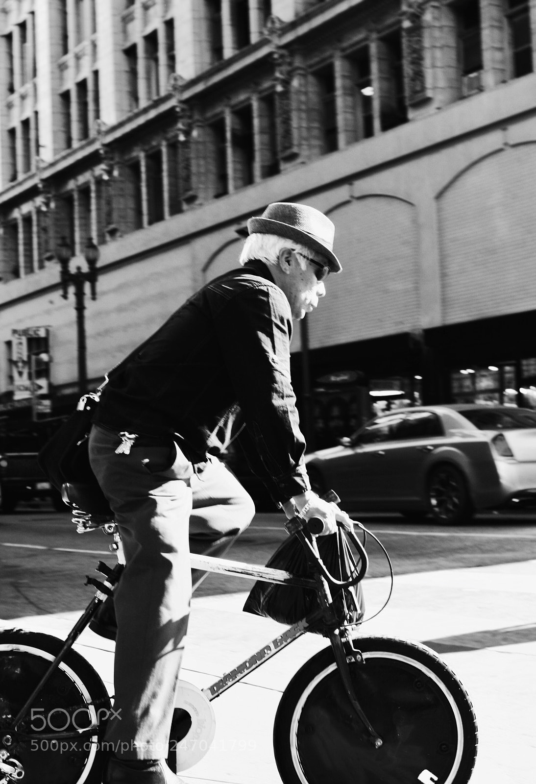 Canon EOS 20D sample photo. The cyclist photography