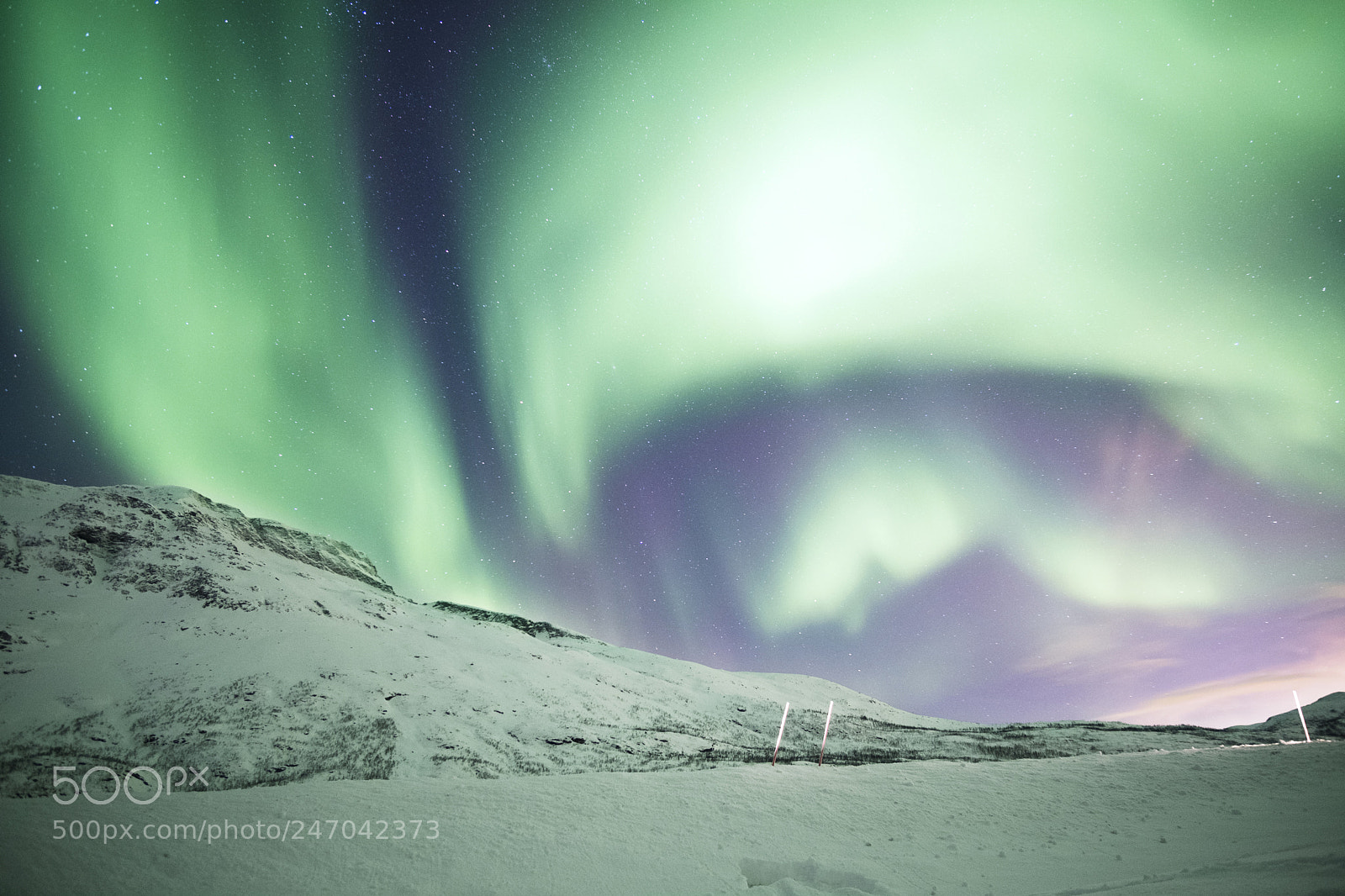 Fujifilm X-T2 sample photo. Northern lights photography