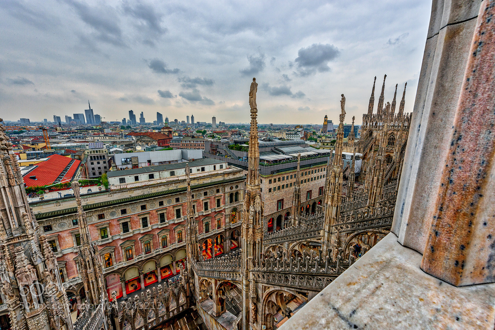 Nikon D810 sample photo. View from roof duomo photography