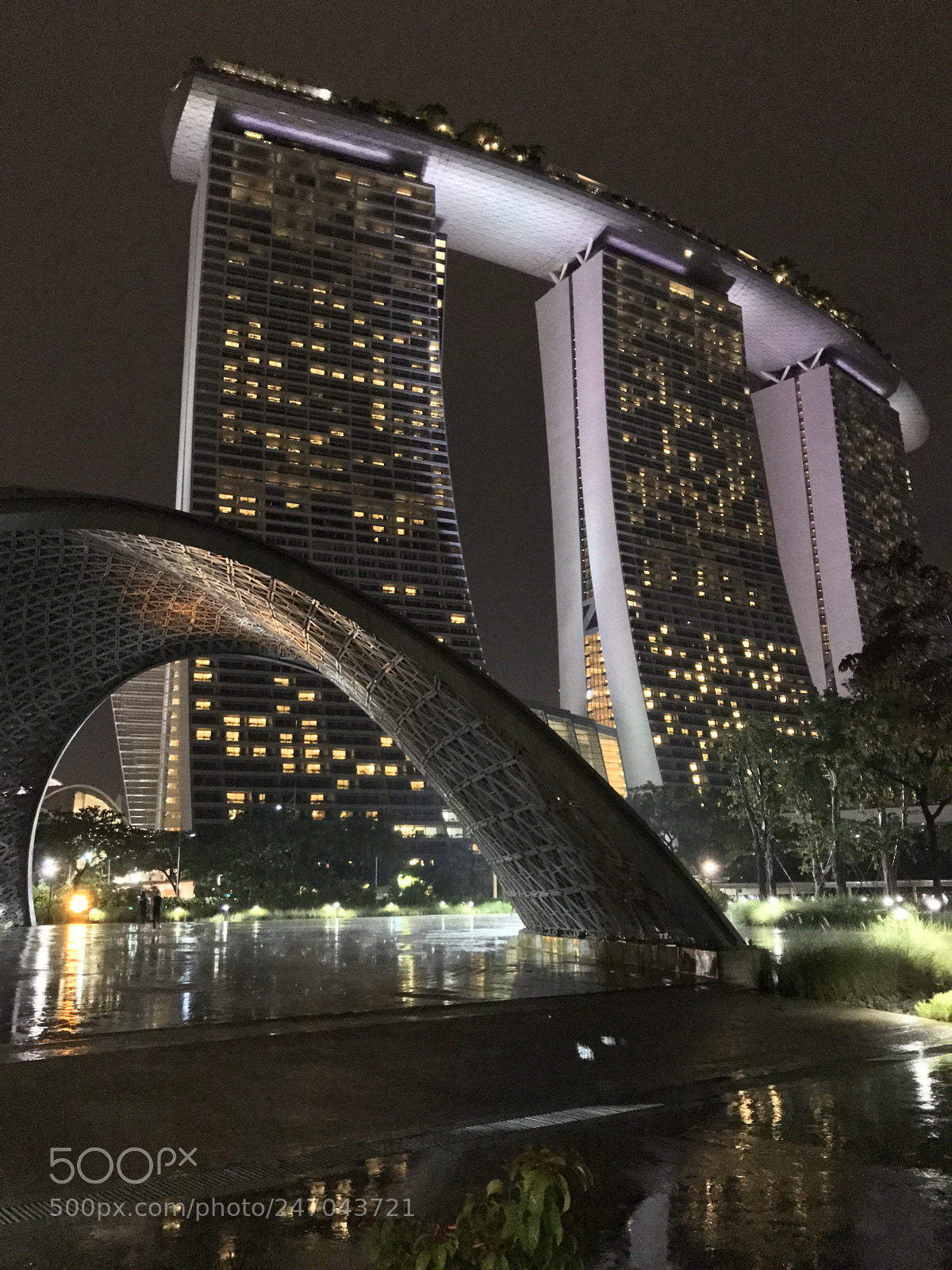 Apple iPhone 7 sample photo. Marina bay sands, singapore photography