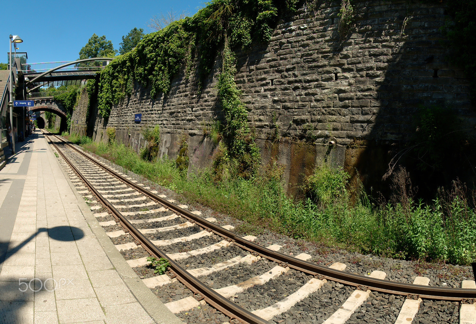Nikon D300 sample photo. Ueberlingen bahnhof photography