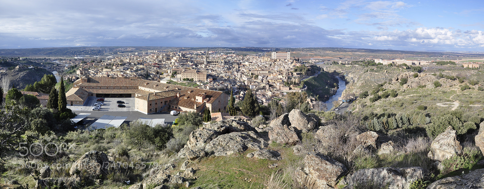 Nikon D90 sample photo. Panorama parador toledo photography