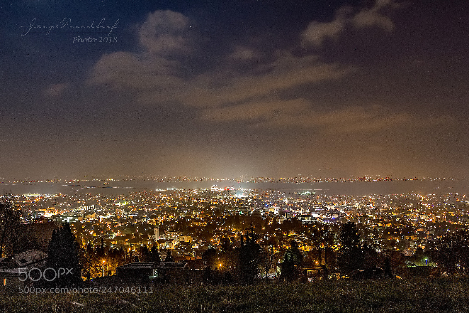 Canon EOS 700D (EOS Rebel T5i / EOS Kiss X7i) sample photo. Dornbirn by night photography