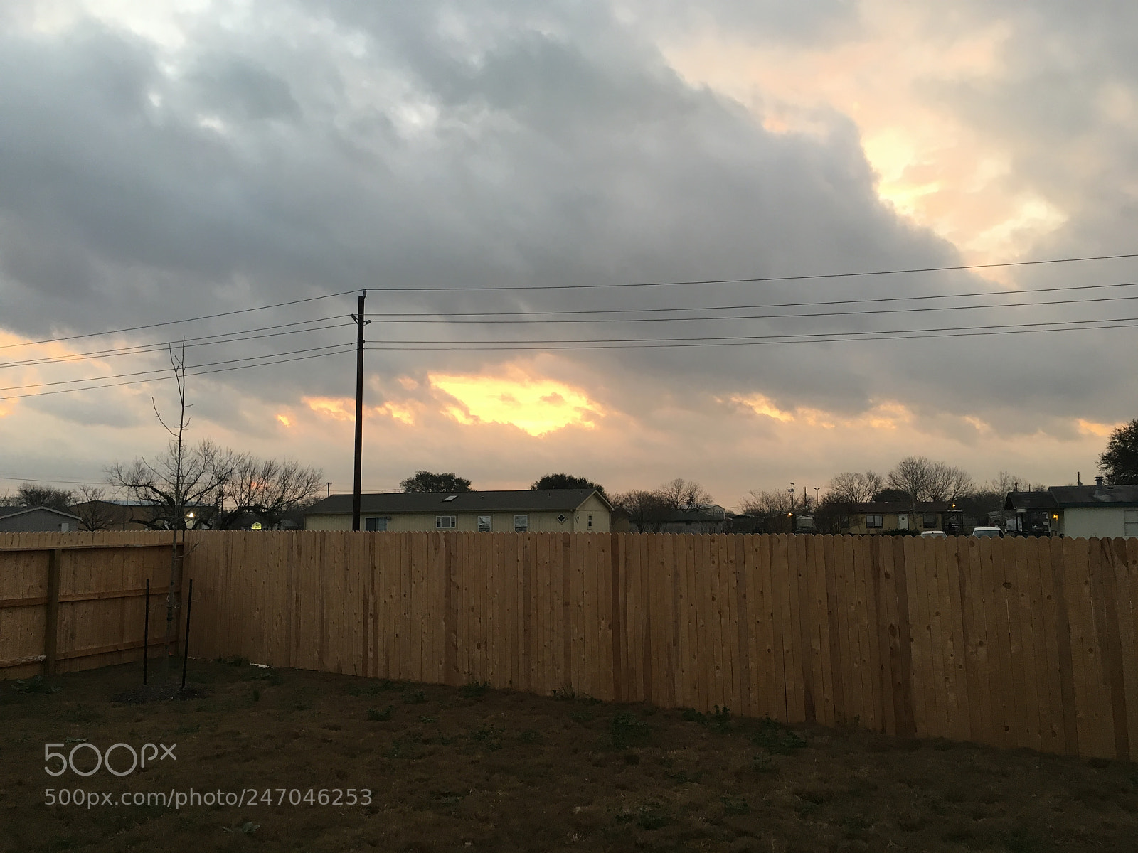 Apple iPhone 6s sample photo. Backyard skies 4 photography