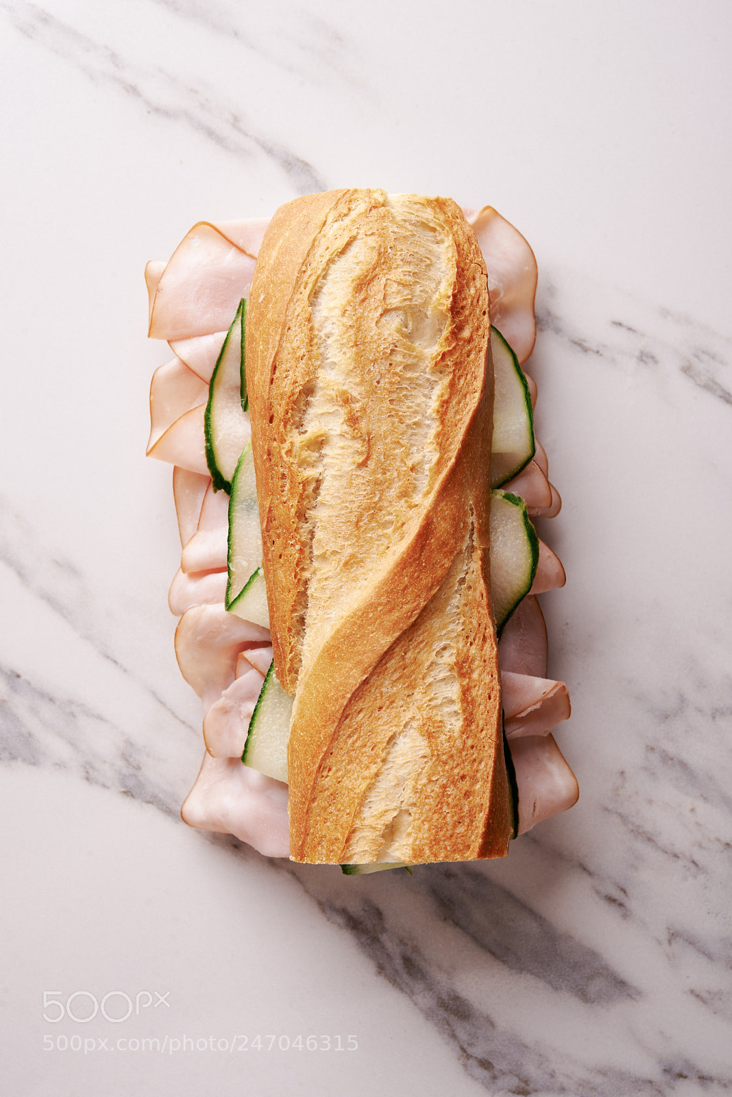 Nikon D600 sample photo. Deli sandwich. top view photography
