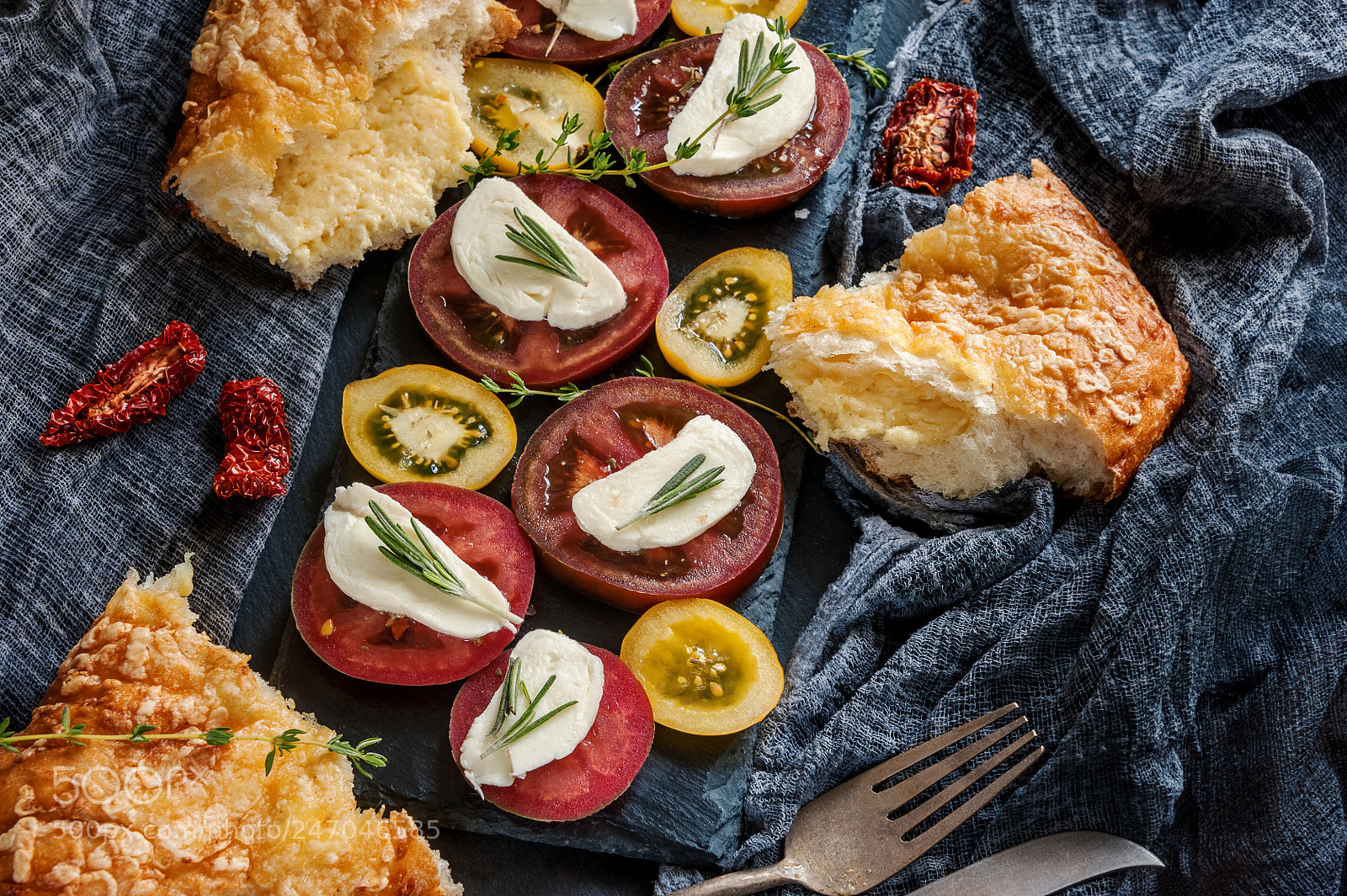 Nikon D700 sample photo. Italian focaccia bread with photography