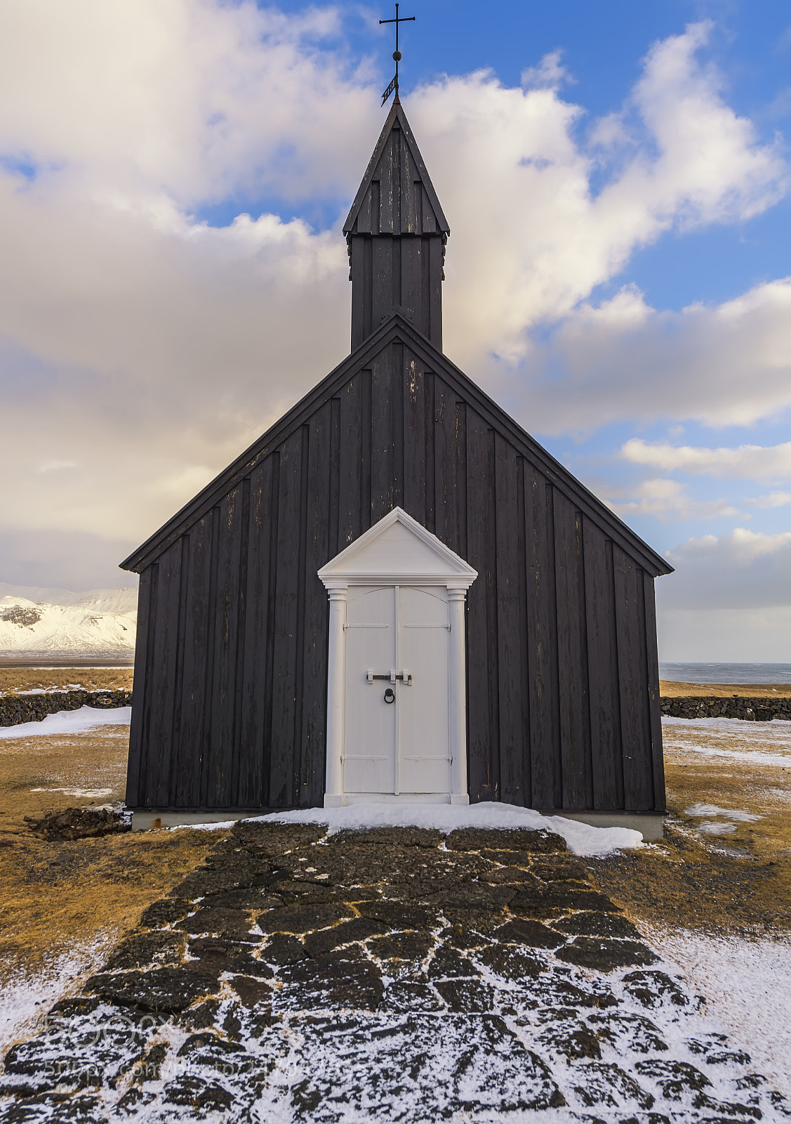 Nikon D5 sample photo. Búðakirkja photography